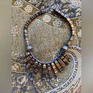 Bought in Rome Italy Unique Necklace Metal Tones